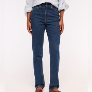 Abercrombie Curve Love High Rise 90s Straight Jean